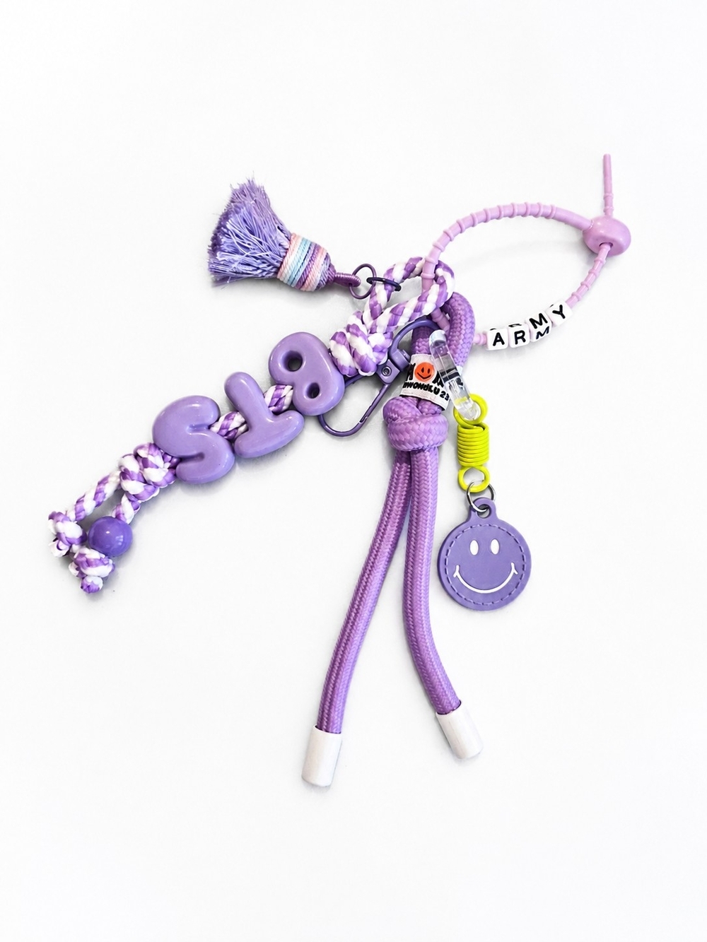 BTS Purple Smile Bag Charm/Keychain